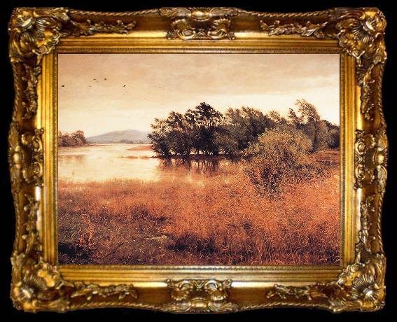 framed  Sir John Everett Millais Chill October, ta009-2